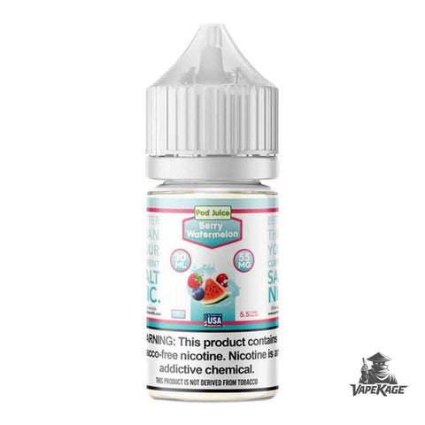 Berry Watermelon — Pod Juice 30mL Nic Salt Nicotine Salt E-Liquid at Vapekage