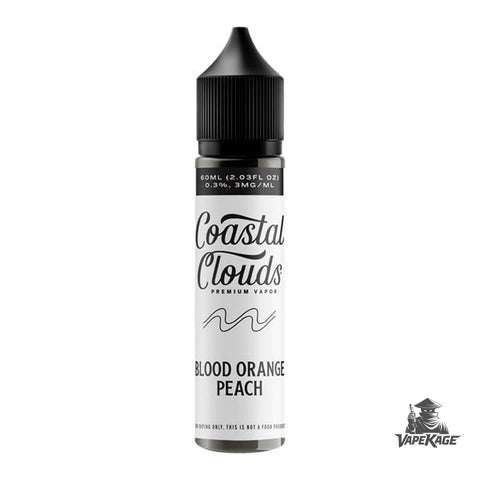 Blood Orange Peach — Coastal Clouds 60mL Freebase Freebase E-Liquid at Vapekage