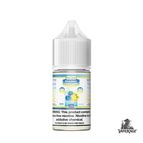 Blue Razz Lemonade — Pod Juice 30mL Nic Salt Nicotine Salt E-Liquid at Vapekage