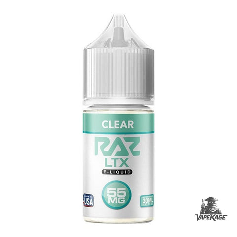 Clear RAZ x (ltx Edition) — Pod Juice 30mL Nic Salt Nicotine Salt E-Liquid at Vapekage