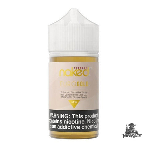 Euro Gold Tobacco — NKD 100 60mL Freebase Freebase E-Liquid at Vapekage