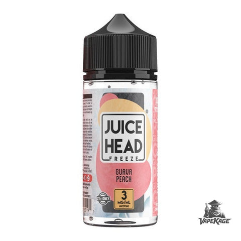 Guava Peach Freeze E Liquid — Juice Head 100mL Freebase Freebase E-Liquid at Vapekage
