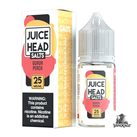 Guava Peach — Juice Head 30mL Nic Salt Nicotine Salt E-Liquid at Vapekage