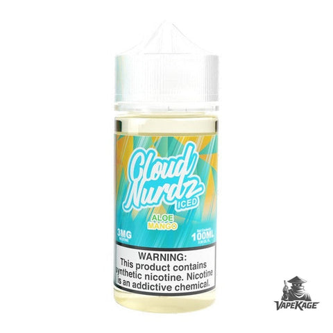 Iced Aloe Mango — Cloud Nurdz 100mL Freebase Freebase E-Liquid at Vapekage