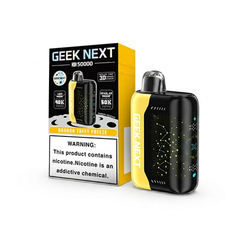 Geek Next X50000 BANANA TAFFY FREEZE - 50000 Puff Disposable Vape