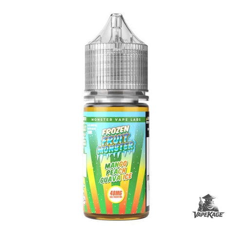 Mango Peach Guava Ice — Frozen Fruit Monster Vape Labs 30mL Nic Salt Nicotine Salt E-Liquid at Vapekage