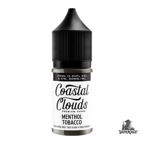 Menthol Tobacco — Coastal Clouds 30mL Nic Salt Nicotine Salt E-Liquid at Vapekage