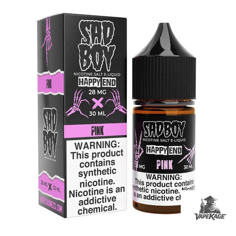 Happy End Line Pink Cotton Candy — Sadboy E-Liquid 30mL Nic Salt Nicotine Salt E-Liquid at Vapekage