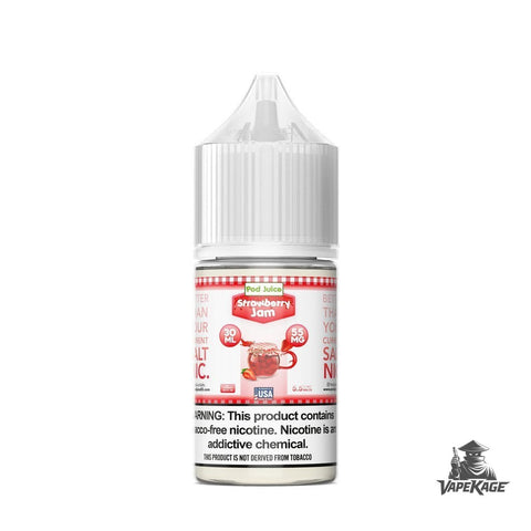Strawberry Jam — Pod Juice 30mL Nic Salt Nicotine Salt E-Liquid at Vapekage