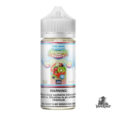 Strawberry Kiwi Pomberry Freeze — Pod Juice 100mL Freebase Freebase E-Liquid at Vapekage