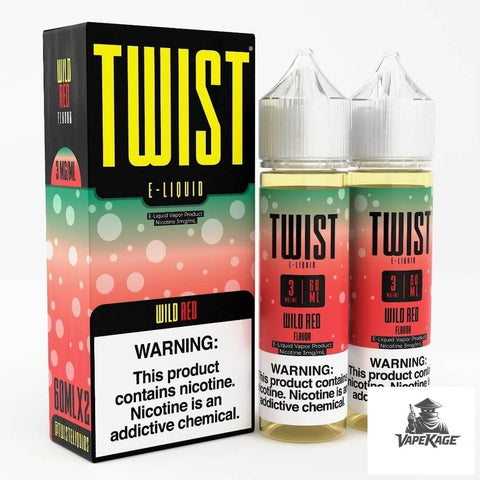 Wild Red — Twist E-Liquids 120mL (2x60mL twin pack) Freebase Freebase E-Liquid at Vapekage