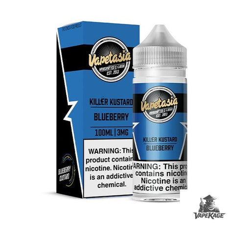 Blueberry Killer Kustard — Vapetasia 100mL Freebase Freebase E-Liquid at Vapekage