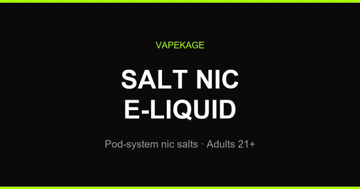 Salt Nic E-Liquid