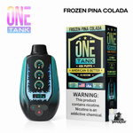 One Tank 40K Disposable Vape in Frozen Pina Colada flavor, 40000 puffs, 22mL, Made in USA