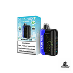 Geek Next 50K Zero Nicotine Disposable Vape Blueberry Jam Flavor — 50,000 Puffs, 0% (zero nicotine, 0mg), Rechargeable | Vapekage