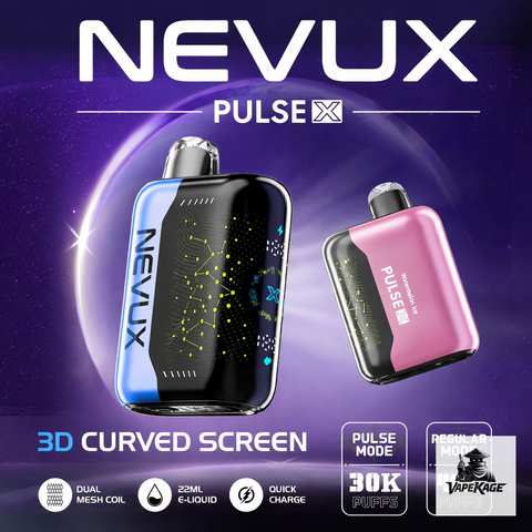 Nevux Pulse X 40K Disposable Vape 40000 Puffs LED Star UI Display