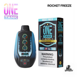 One Tank 40K Disposable Vape in Rocket Freeze flavor, 40000 puffs, 22mL, Made in USA
