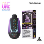 One Tank 40K Disposable Vape in Triple Berry flavor, 40000 puffs, 22mL, Made in USA