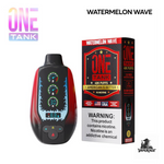 One Tank 40K Disposable Vape in Watermelon Wave flavor, 40000 puffs, 22mL, Made in USA