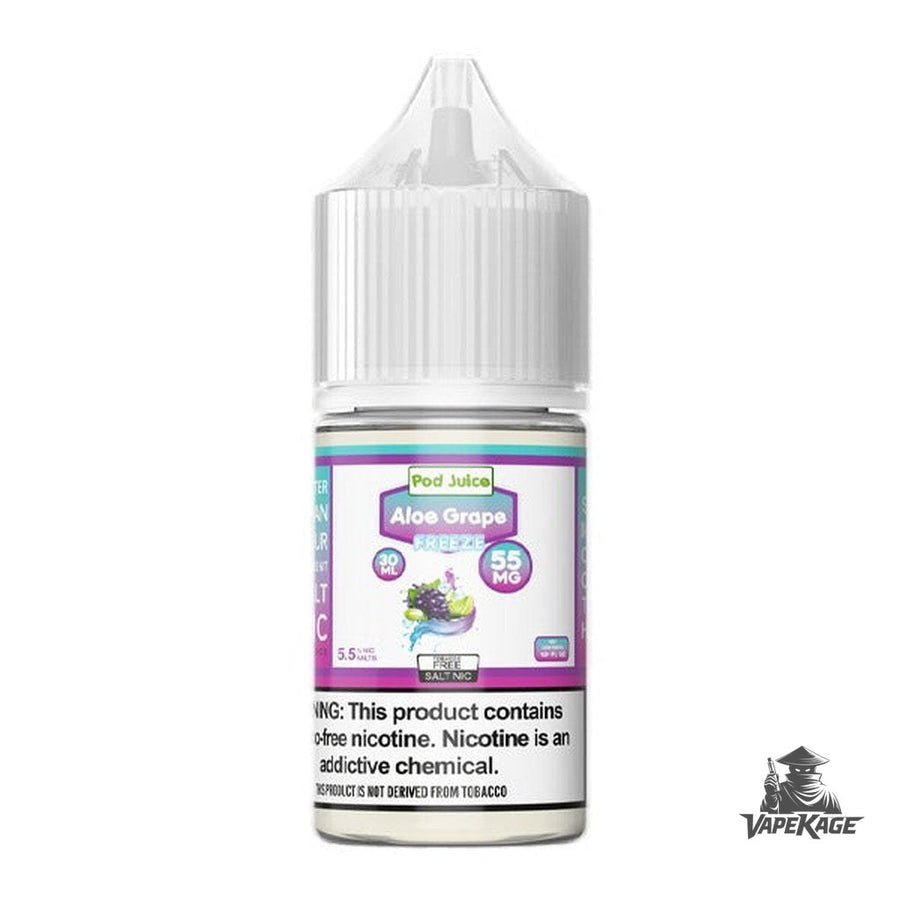 Aloe Grape Freeze — Pod Juice 30mL Nic Salt Nicotine Salt E-Liquid at Vapekage