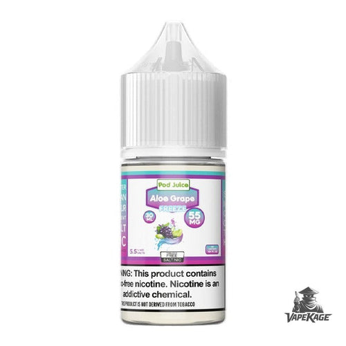 Aloe Grape Freeze — Pod Juice 30mL Nic Salt Nicotine Salt E-Liquid at Vapekage