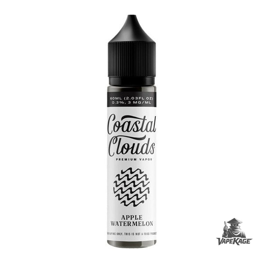 Apple Watermelon — Coastal Clouds 60mL Freebase Freebase E-Liquid at Vapekage