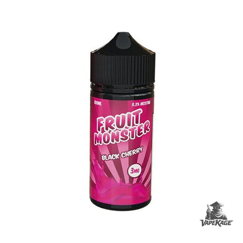 Black Cherry Fruit Monster Vape Labs 100mL Freebase Freebase E-Liquid at Vapekage