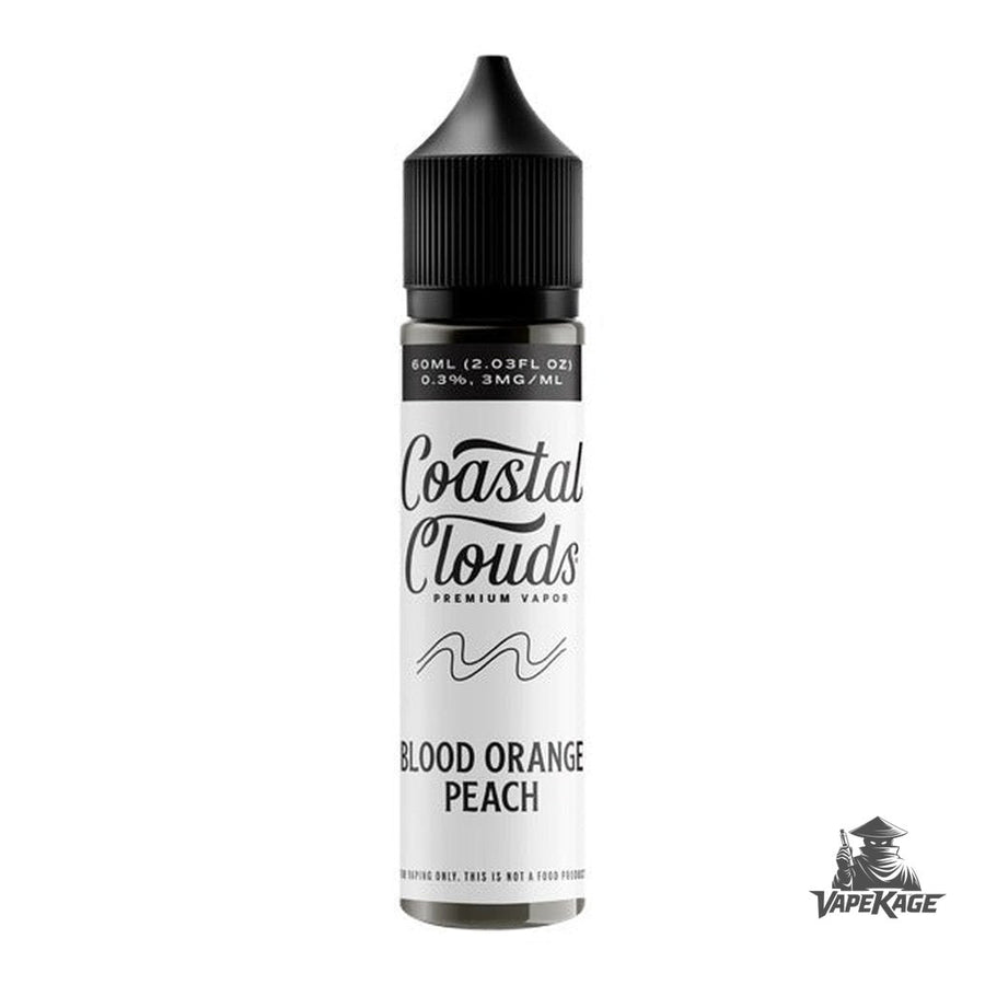Blood Orange Peach — Coastal Clouds 60mL Freebase Freebase E-Liquid at Vapekage
