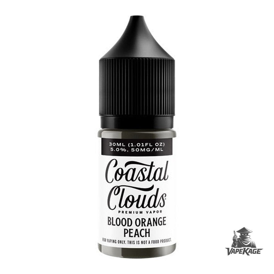 Blood Orange Peach — Coastal Clouds 30mL Nic Salt Nicotine Salt E-Liquid at Vapekage
