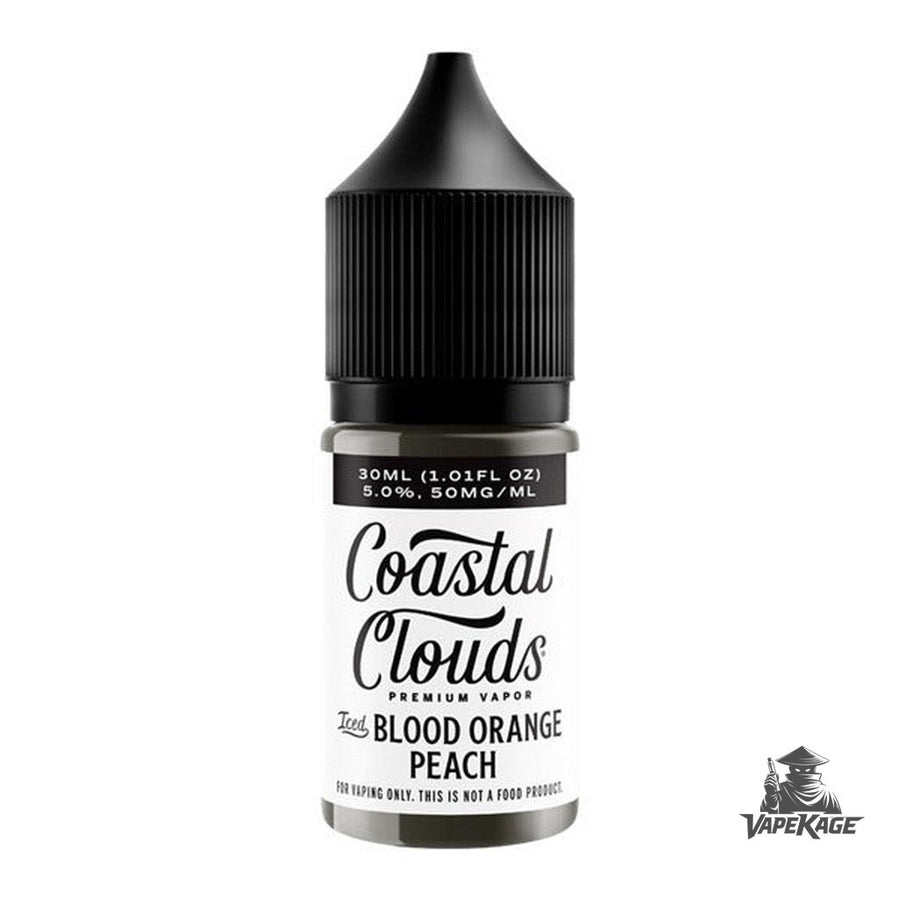 Blood Orange Peach Iced — Coastal Clouds 30mL Nic Salt Nicotine Salt E-Liquid at Vapekage
