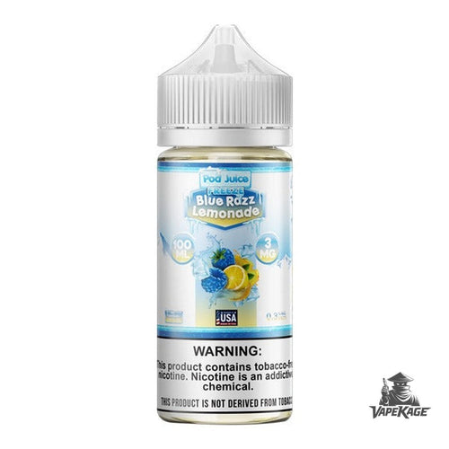 Blue Razz Lemonade Freeze — Pod Juice 100mL Freebase Freebase E-Liquid at Vapekage