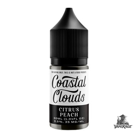 Citrus Peach — Coastal Clouds 30mL Nic Salt Nicotine Salt E-Liquid at Vapekage
