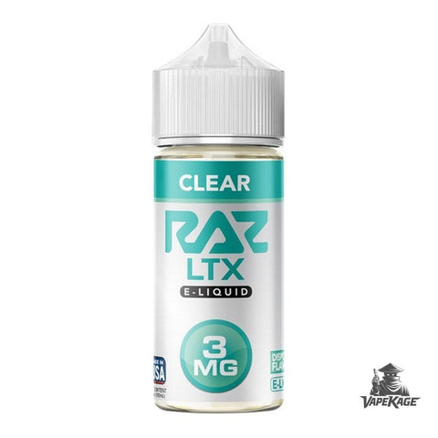 Clear RAZ x — Pod Juice 100mL Freebase Freebase E-Liquid at Vapekage