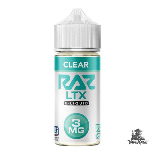 Clear RAZ x — Pod Juice 100mL Freebase Freebase E-Liquid at Vapekage