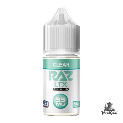 Clear RAZ x (ltx Edition) — Pod Juice 30mL Nic Salt Nicotine Salt E-Liquid at Vapekage