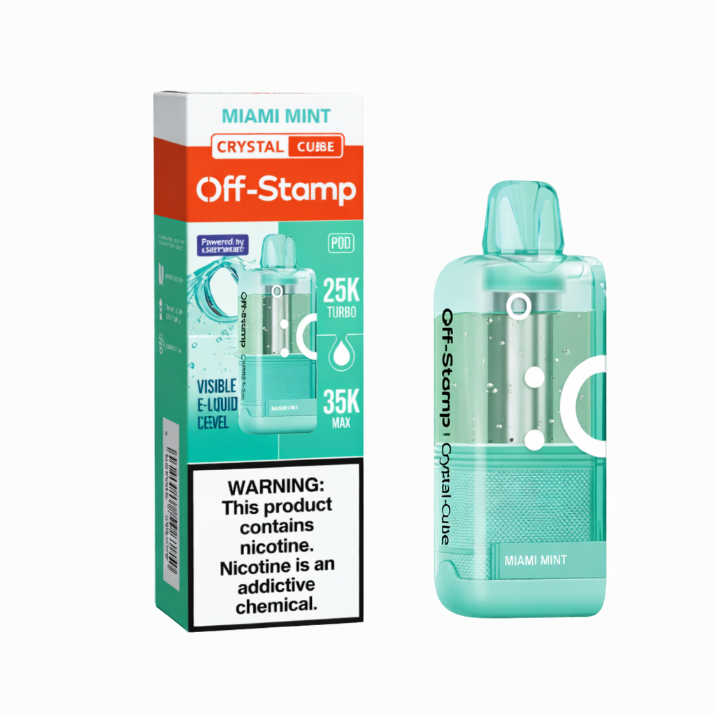 Off Stamp Crystal Cube Disposable Pods