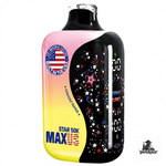 Maxus Star 50K Disposable Vape in Florida Gold (Orange Juice) flavor, 50000 puffs, USA-made