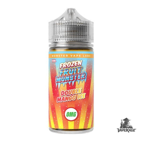 Double Mango Ice Nicotine Free Frozen Fruit Monster Vape Labs 100mL Freebase Freebase E-Liquid at Vapekage