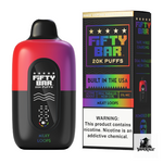 Fifty Bar Black Series 20K Disposable Vape in Milky Loops flavor, 20000 puffs