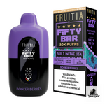Fifty Bar x Fruitia 20K Disposable Vape in Bonker Berries flavor, 20000 puffs