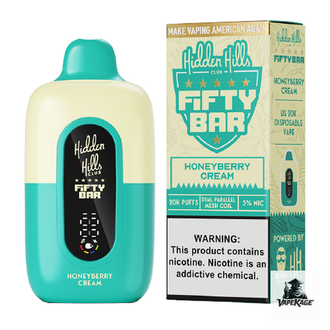 elf bar vape flavours Pink MILK Hidden Hills x Fifty Bar 20K Disposable Vape main image 0