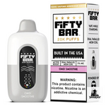 Fifty Bar White Series 20K Disposable Vape in OMG! Smoothie flavor, 20000 puffs