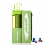 Foger Switch Pro 30K disposable vape in Cherry Lemon flavor, rechargeable high-puff vape device Texas compliant