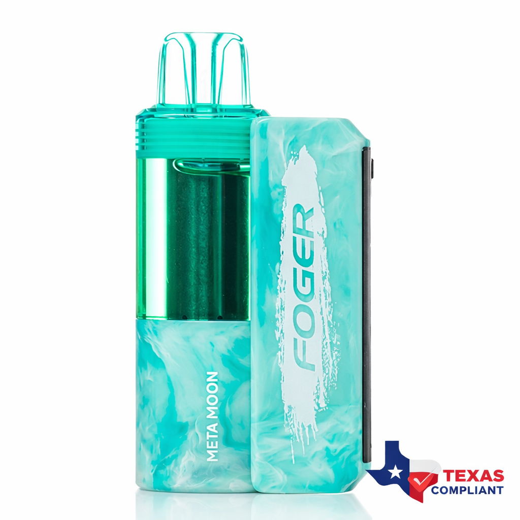 Foger Switch Pro 30K disposable vape in Meta Moon flavor, rechargeable high-puff vape device Texas compliant