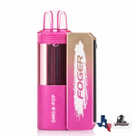 Foger Switch Pro 30K disposable vape in OMG B-Pop flavor, rechargeable high-puff vape device Texas compliant
