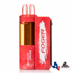 Foger Switch Pro 30K disposable vape in Red Velvet Cupcake flavor, rechargeable high-puff vape device Texas compliant