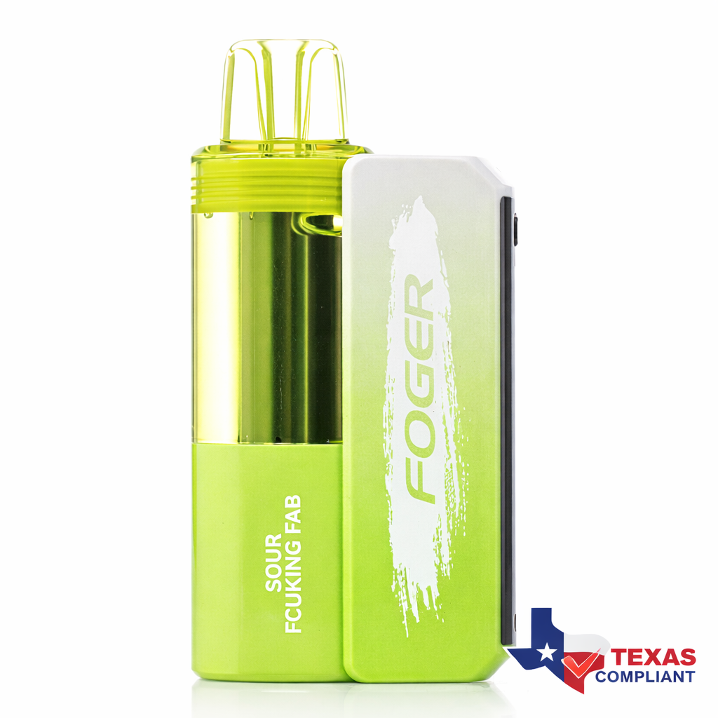 Foger Switch Pro 30K disposable vape in Sour Fcuking FAB flavor, rechargeable high-puff vape device Texas compliant