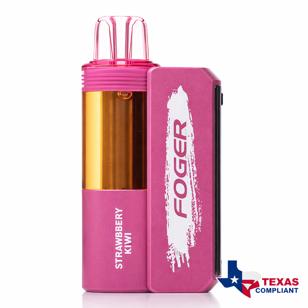 Foger Switch Pro 30K disposable vape in Strawberry Kiwi flavor, rechargeable high-puff vape device Texas compliant