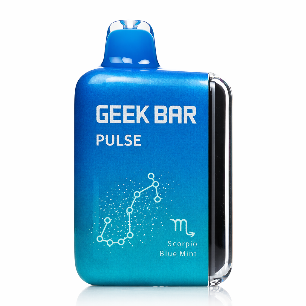 Geek Bar Pulse 15000 disposable vape Blue Mint flavor