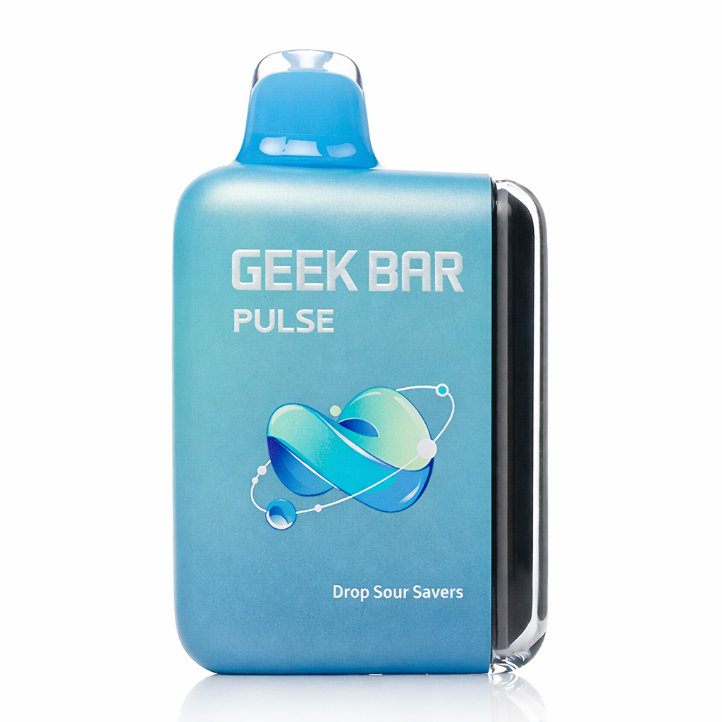 Geek Bar Pulse 15000 disposable vape drop sour savers flavor